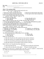 Kiểm Tra 1 tiết tốc độ và CB HH