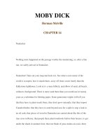 LUYỆN ĐỌC TIẾNG ANH QUA CÁC TÁC PHẨM VĂN HỌC –MOBY DICK Herman Melville CHAPTER 14 ppsx