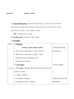 Giáo án Anh văn lớp 9 - Unit 2 - Period 11 - Lesson 5 : Write potx