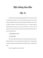 Hội chứng đau đầu (Kỳ 1) potx