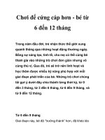 Chơi để cứng cáp hơn - bé từ 6 đến 12 tháng potx