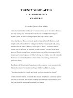 LUYỆN ĐỌC TIẾNG ANH QUA CÁC TÁC PHẨM VĂN HỌC –TWENTY YEARS AFTER ALEXANDRE DUMAS CHAPTER 42 potx