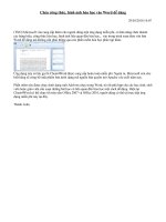 CHÈN CÔNG THỨC ,HÌNH ẢNH HOÁ VÀO WORD