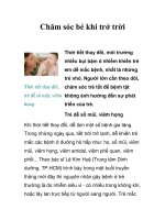 Chăm sóc bé khi trở trời pps