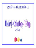 bài giảng tổ hợp