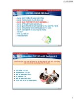 Bài 3: GIAO THỨC TCP/IP VÀ IP ADDRESS V.4 pdf