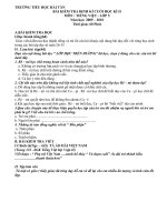 Đề Thi cuối kỳ 2 Toán và Tiếng Việt