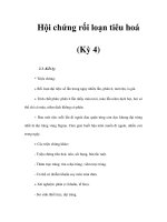 Hội chứng rối loạn tiêu hoá (Kỳ 4) pps