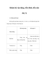 Khám hệ vận động, tiền đình, tiểu não (Kỳ 3) ppsx