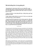 Những tình huống nghiệp vụ sư phạm - Tình huống 6 potx