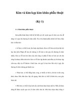 Kim và kìm kẹp kim khâu phẫu thuật (Kỳ 1) pps