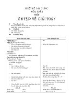 Thiết Kế Bài Giảng Toán 2 CKTKN Tuần 18