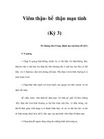 Viêm thận- bể thận mạn tính (Kỳ 3) doc