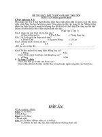 Đề thi KSCL môn Văn 9 đầu năm 2008-2009