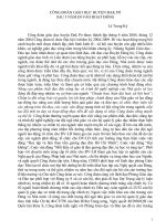 CĐGD Đak Pơ 5 năm XD và phát triển