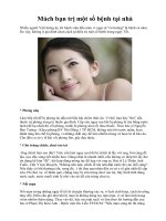 Mách bạn trị một số bệnh tại nhà pdf