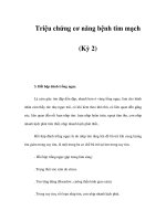 Triệu chứng cơ năng bệnh tim mạch (Kỳ 2) pps