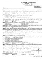 Thi thử HK II Lý_11 số 9