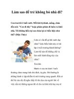 Làm sao để trẻ không bỏ nhà đi? pdf