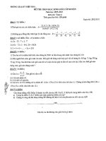 Đề thi HSG chinh thuc( 2009-2010)