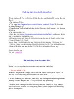 Sổ Tay Thủ Thuật PC part 14 ppt