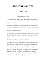 LUYỆN ĐỌC TIẾNG ANH QUA CÁC TÁC PHẨM VĂN HỌC –TWENTY YEARS AFTER ALEXANDRE DUMAS CHAPTER 81 pptx