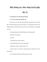 Hội chứng suy chức năng tuyến giáp (Kỳ 2) ppt