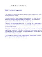 5 Bài học quan trọng của cuộc đời potx