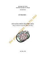 bài giảng phân tích điện hóa