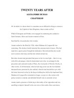 LUYỆN ĐỌC TIẾNG ANH QUA CÁC TÁC PHẨM VĂN HỌC –TWENTY YEARS AFTER ALEXANDRE DUMAS CHAPTER 89 docx