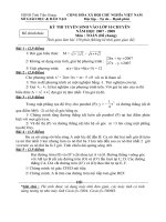 Một số đề thi TS 10 tỉnh Tiền Giang (sưu tầm)