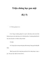 Triệu chứng học gan mật (Kỳ 5) ppt