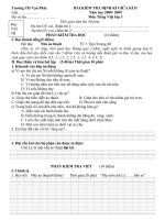 Đề KT TV 3 giữa kì II