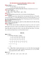 Đề thi khảo sát hs giỏi lớp 5- Môn Toán
