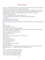 Anh Ngữ sinh động - Phần 1 doc