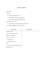 Giáo án Toán lớp 2 - LUYỆN TẬP CHUNG pps