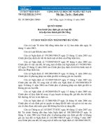 Quyết định số 35/2009/QĐ-UBND do Ủy ban nhân dân TP Đà Nẵng ban hành potx