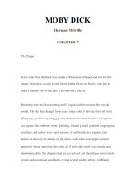 LUYỆN ĐỌC TIẾNG ANH QUA CÁC TÁC PHẨM VĂN HỌC –MOBY DICK Herman Melville CHAPTER 7 docx