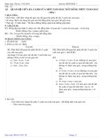 Tiết 52. Quan hệ giừa ba cạnh ...(tiếp)