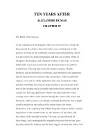 LUYỆN ĐỌC TIẾNG ANH QUA CÁC TÁC PHẨM VĂN HỌC –TEN YEARS AFTER ALEXANDRE DUMAS CHAPTER 39 potx
