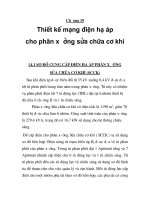 thiết kế hệ thống cung cấp điện cho nhà máy chế tạo vòng bi, chương 19 potx