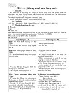 GIÁO ÁN VẬT LÝ 8 - TIẾT 29