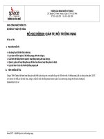 Môđun: Quản trị môi trường mạng (Đồ án số 01) ppsx
