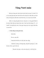 Tăng Natri máu doc