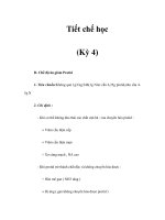 Tiết chế học (Kỳ 4) doc