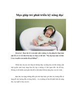 Mẹo giúp trẻ phát triển kỹ năng đọc pptx