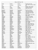 Động Từ Bất Quy Tắc docx