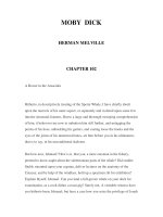 LUYỆN ĐỌC TIẾNG ANH QUA CÁC TÁC PHẨM VĂN HỌC –MOBY DICK HERMAN MELVILLE CHAPTER 102 doc
