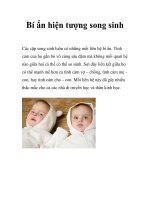 Bí ẩn hiện tượng song sinh doc