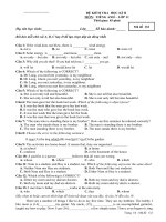 Thi thử HK II Anh_11 số 12